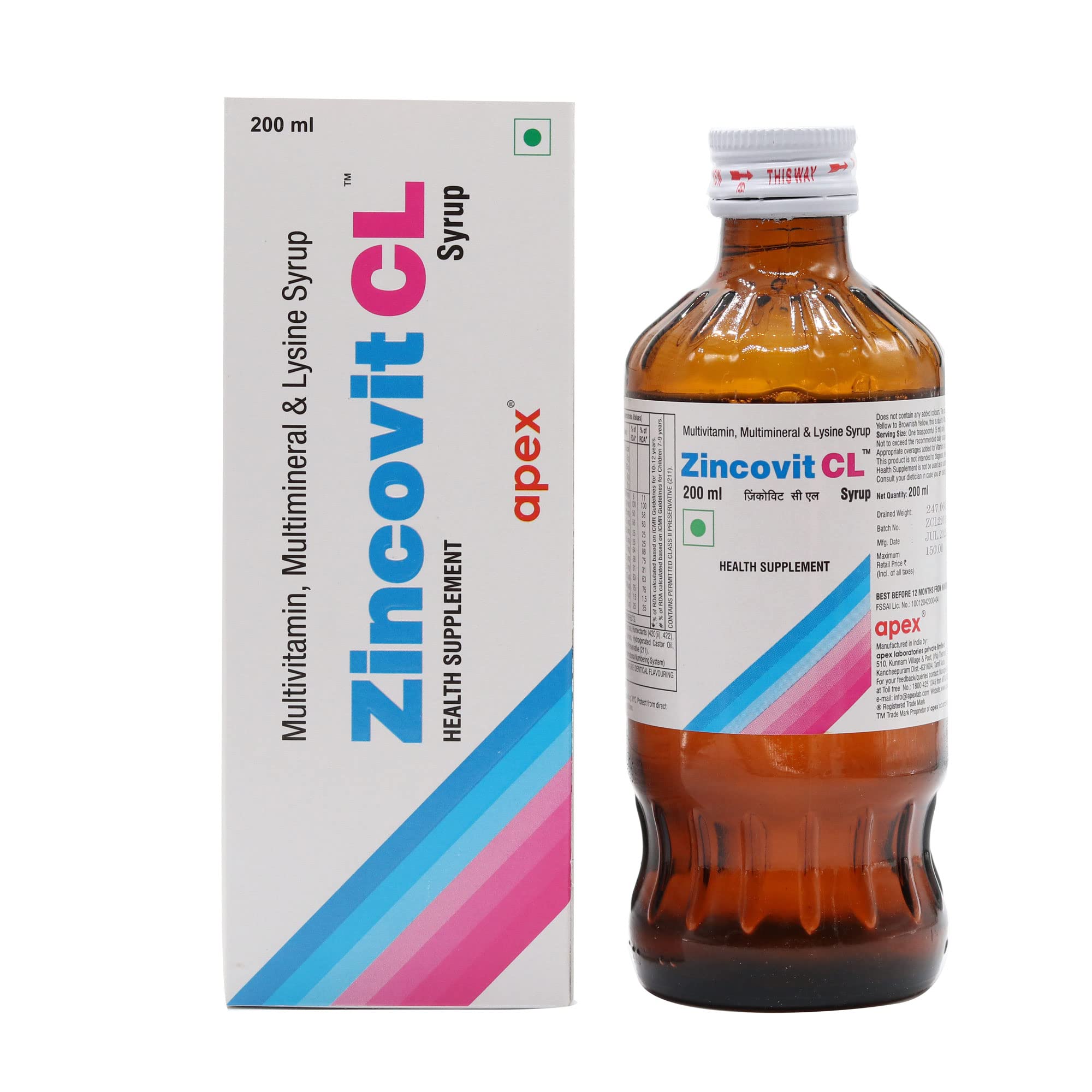 Zincovit Syrup Uses in Hindi